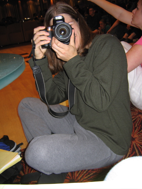 Amy shooting me