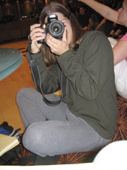 Amy shooting me