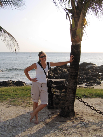 Amy at the fort